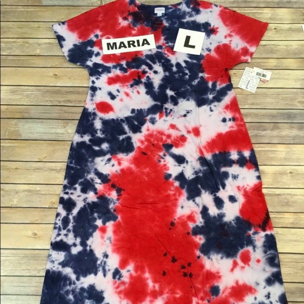 BNWT Large Tie Dye Americana 2018 Maria